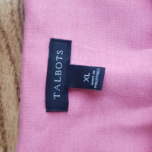 (XL) Talbots Business Casual Short Sleeve Rayon Blend Top - Picture 3 of 8